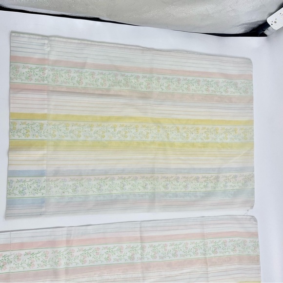 VTG Set of Pastel Floral Retro Coquette Girl Boho Soft Girl Pillowcases - Picture 2 of 5